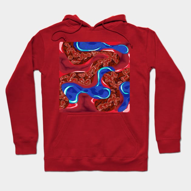 Colors and shapes Hoodie by Mushcan